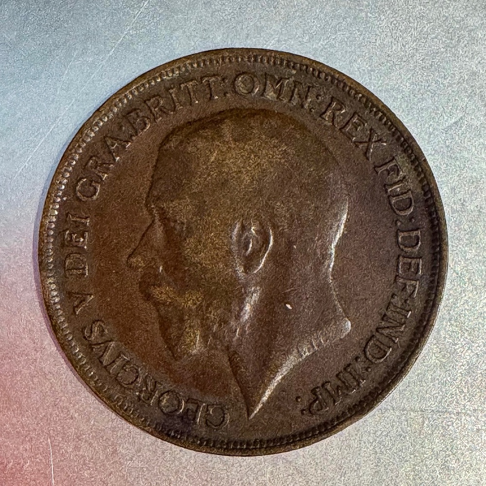 1913 UK ONE PENNY